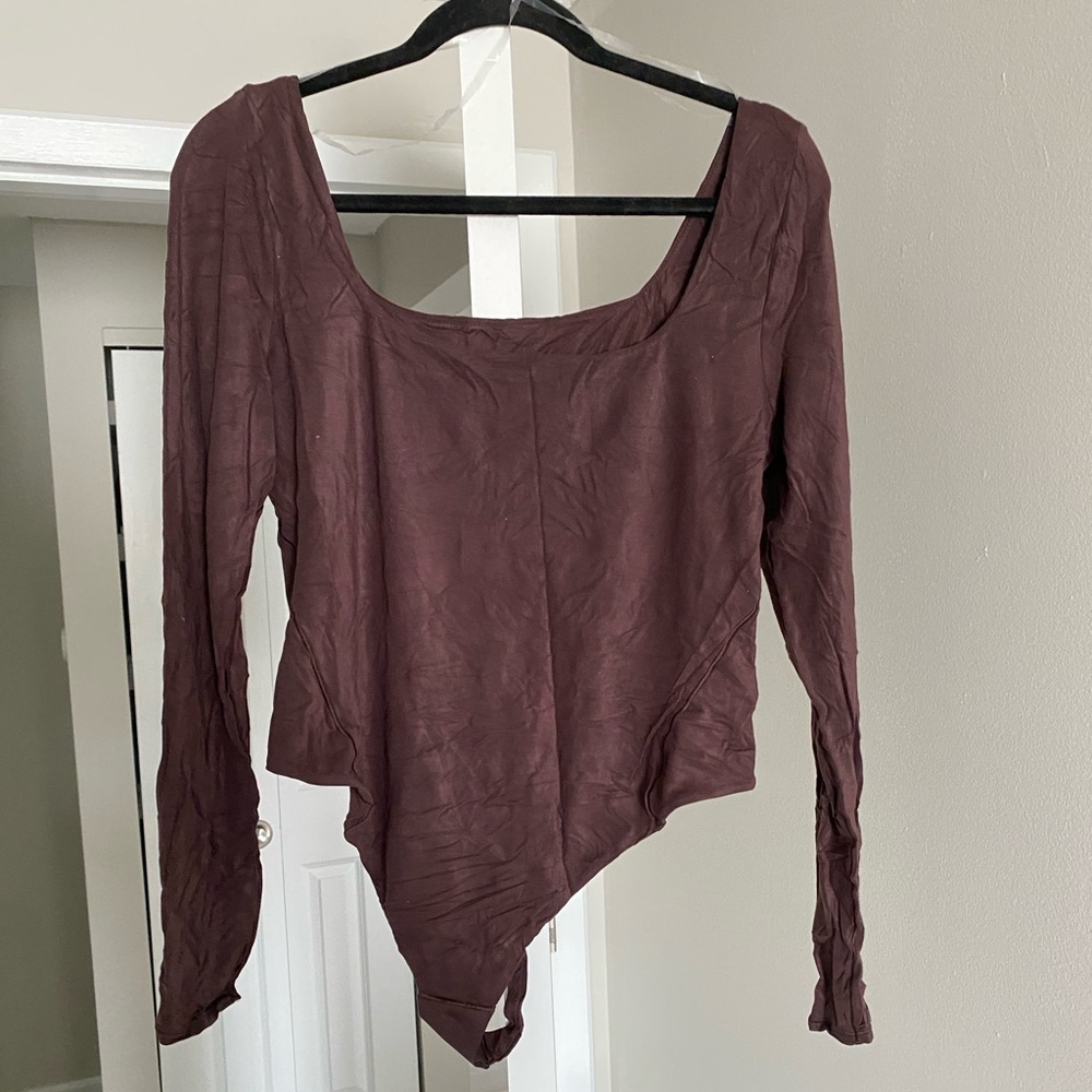lululemon Wundermost Square neck body suit size XL